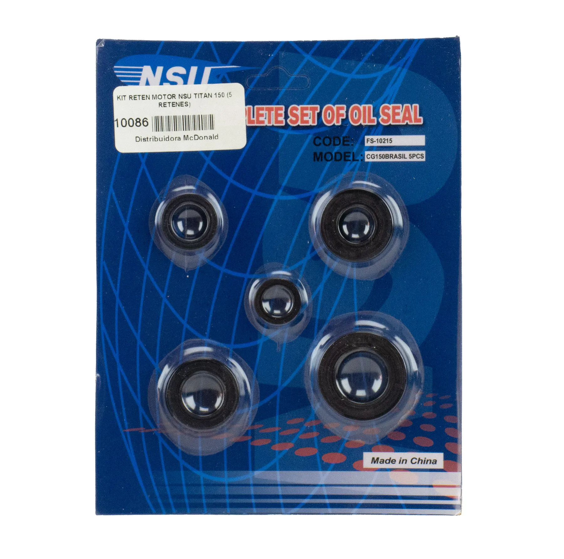 KIT RETEN MOTOR NSU TITAN 150 (5 RETENES)