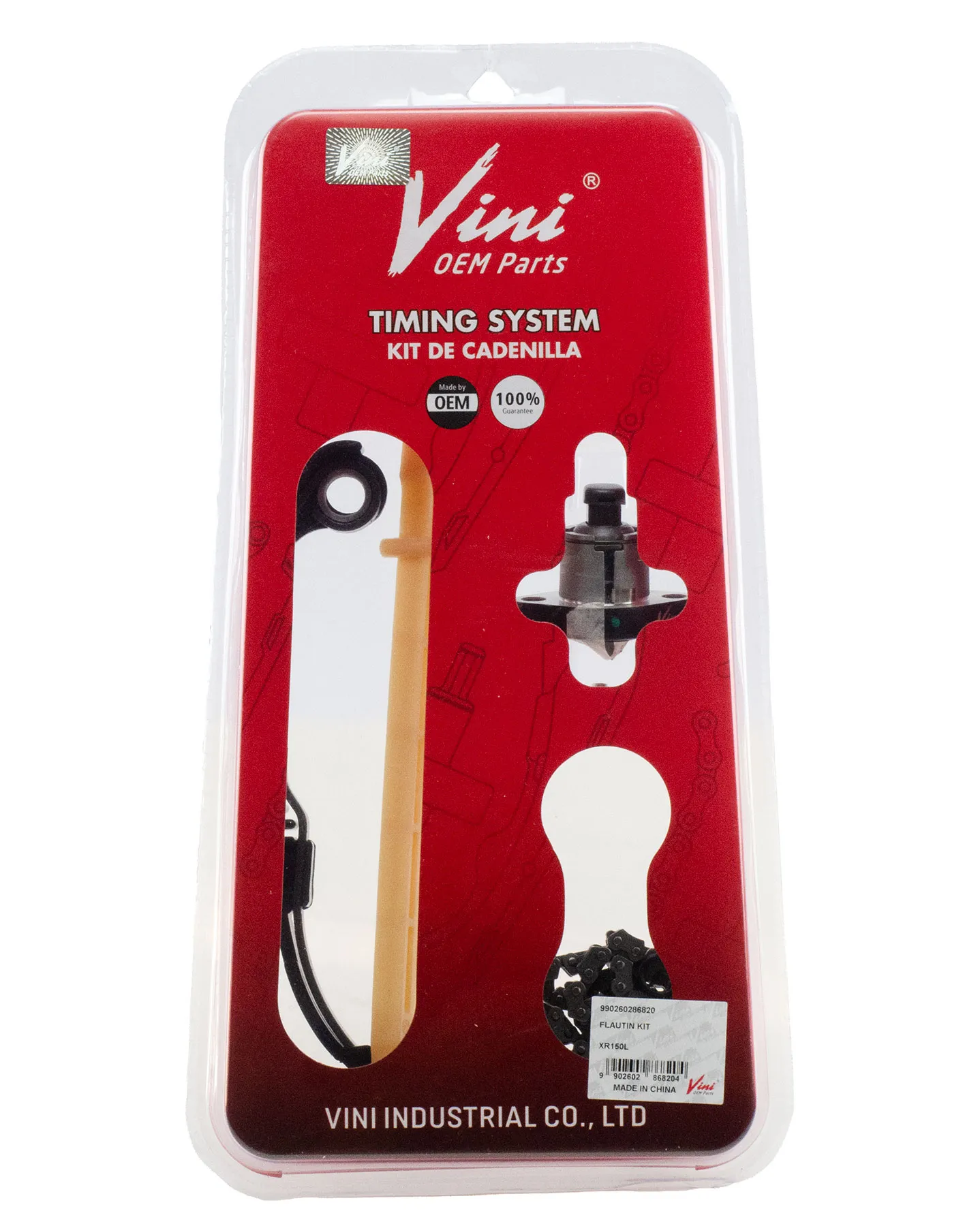 KIT TENSOR DE DISTRIBUCIÓN CON CADENA VINI XR 150L
