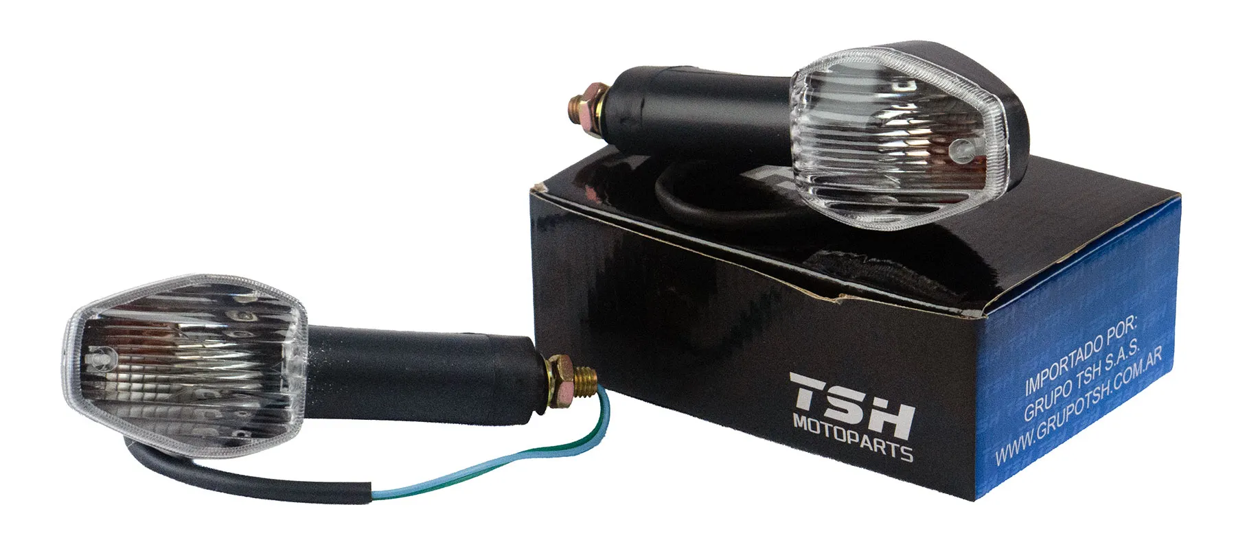 JGO. FAROS GIRO TSH TRAS. NEW WAVE 110S CRISTAL (JGO)