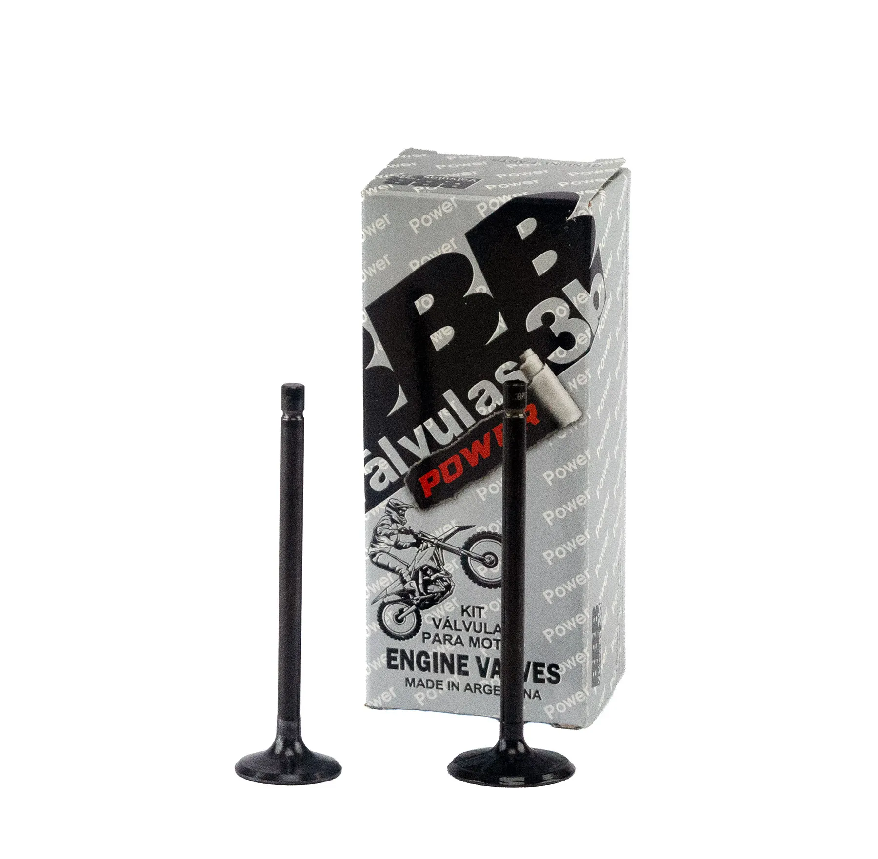 JGO. VALVULAS BBB POWER STORM/CG/ML125 KIT ADM Y ESC