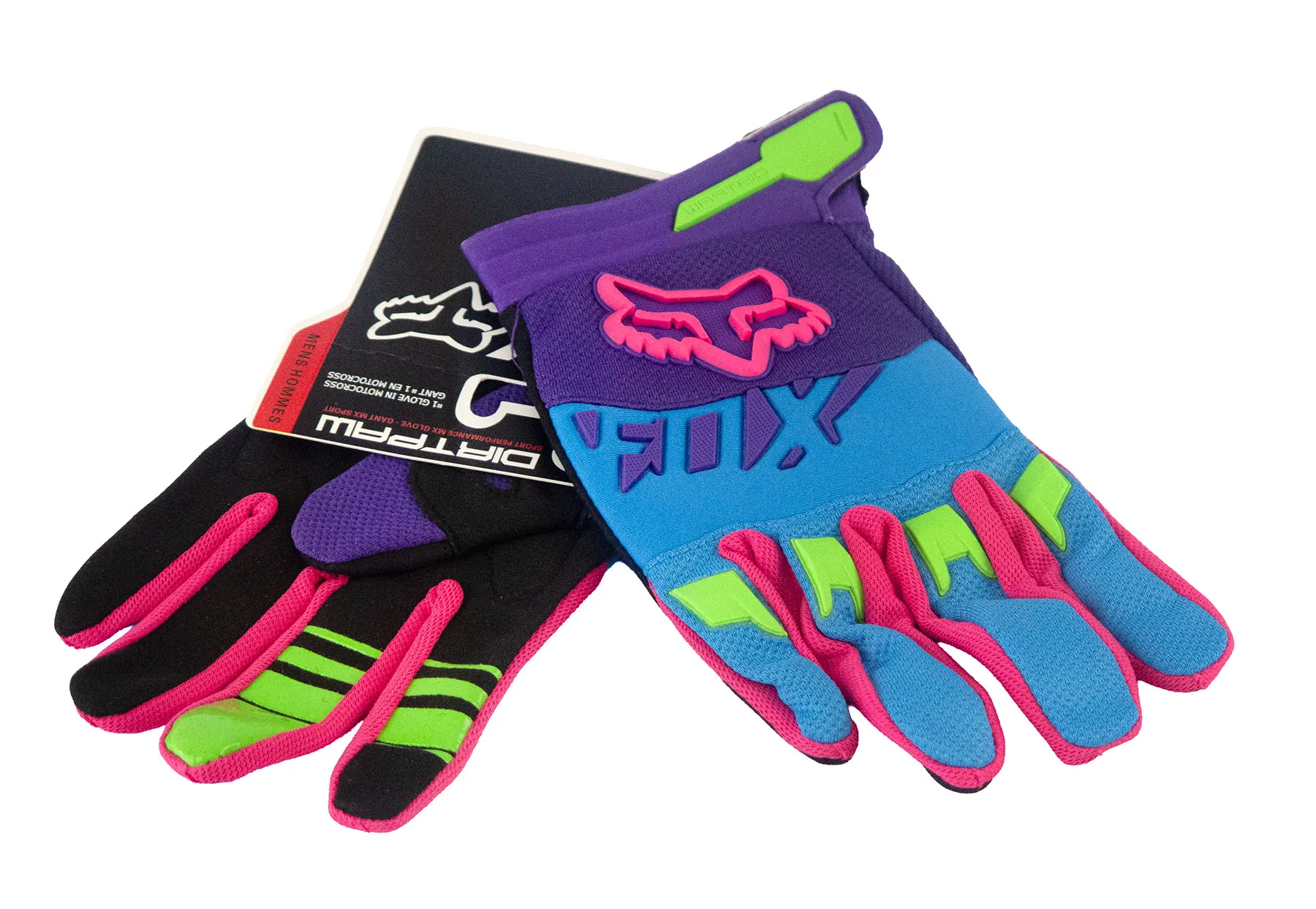 GUANTES FOX MOTOCROSS MULTICOLOR CALIDAD PREMIUM (XL)