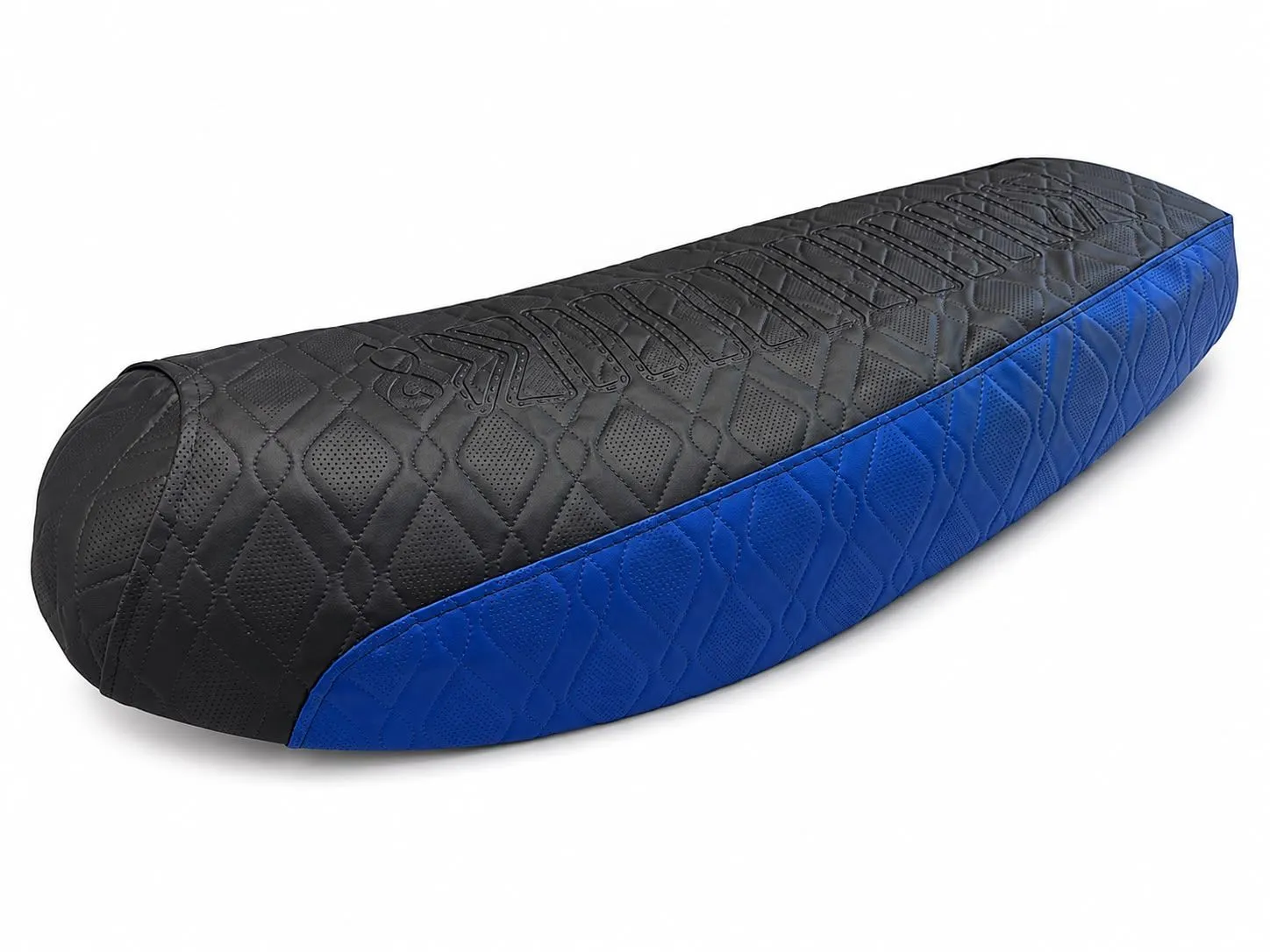 FUNDA ASIENTO LFM CURVE SMASH NEGRO BORDE AZUL