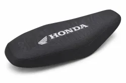 FUNDA ASIENTO LFM CENTAURO BIZ 125 NEGRA LOGO HONDA