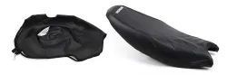 FUNDA ASIENTO LFM WAVE S CENTAURO NEGRA LOGO HONDA