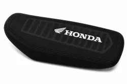 FUNDA ASIENTO LFM CENTAURO WAVE 110S NEGRA LOGO HONDA