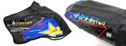 FUNDA ASIENTO LFM NEW CRYPTON CURVE NEGRA LOGO YAMAHA