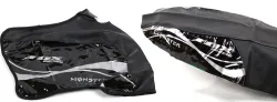 FUNDA ASIENTO LFM YBR 125 CENTAURO NEGRA LOGO YAMAHA