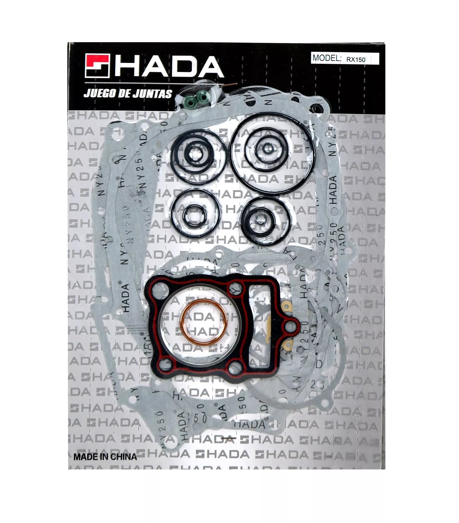 JGO. JUNTAS MOTOR HADA RX 150 C/O RINGS