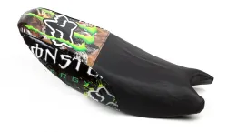 FUNDA ASIENTO LFM NEW TITAN CENTAURO NEGRA LOGO HONDA