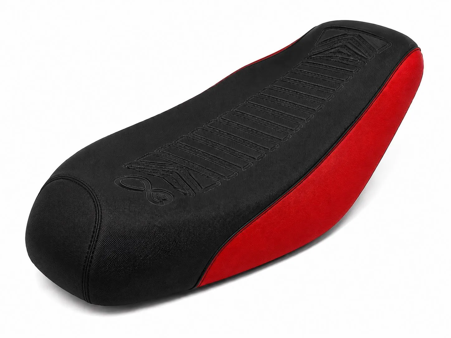 FUNDA ASIENTO LFM CENTAURO SMASH NEGRO BORDE ROJO
