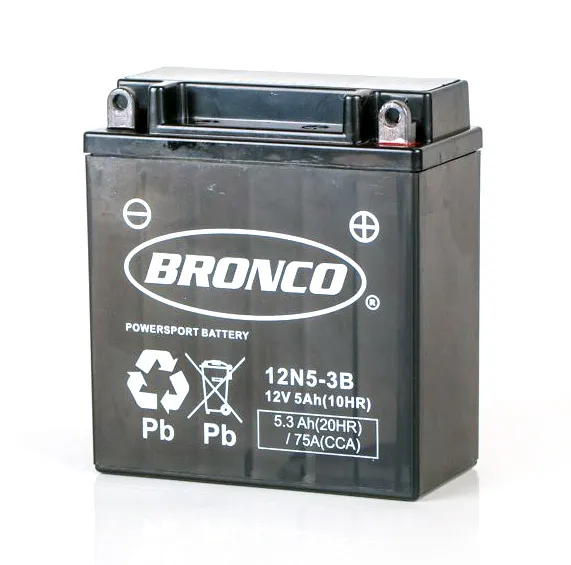 BATERIA BRONCO 12N5-3B AGM C/GEL