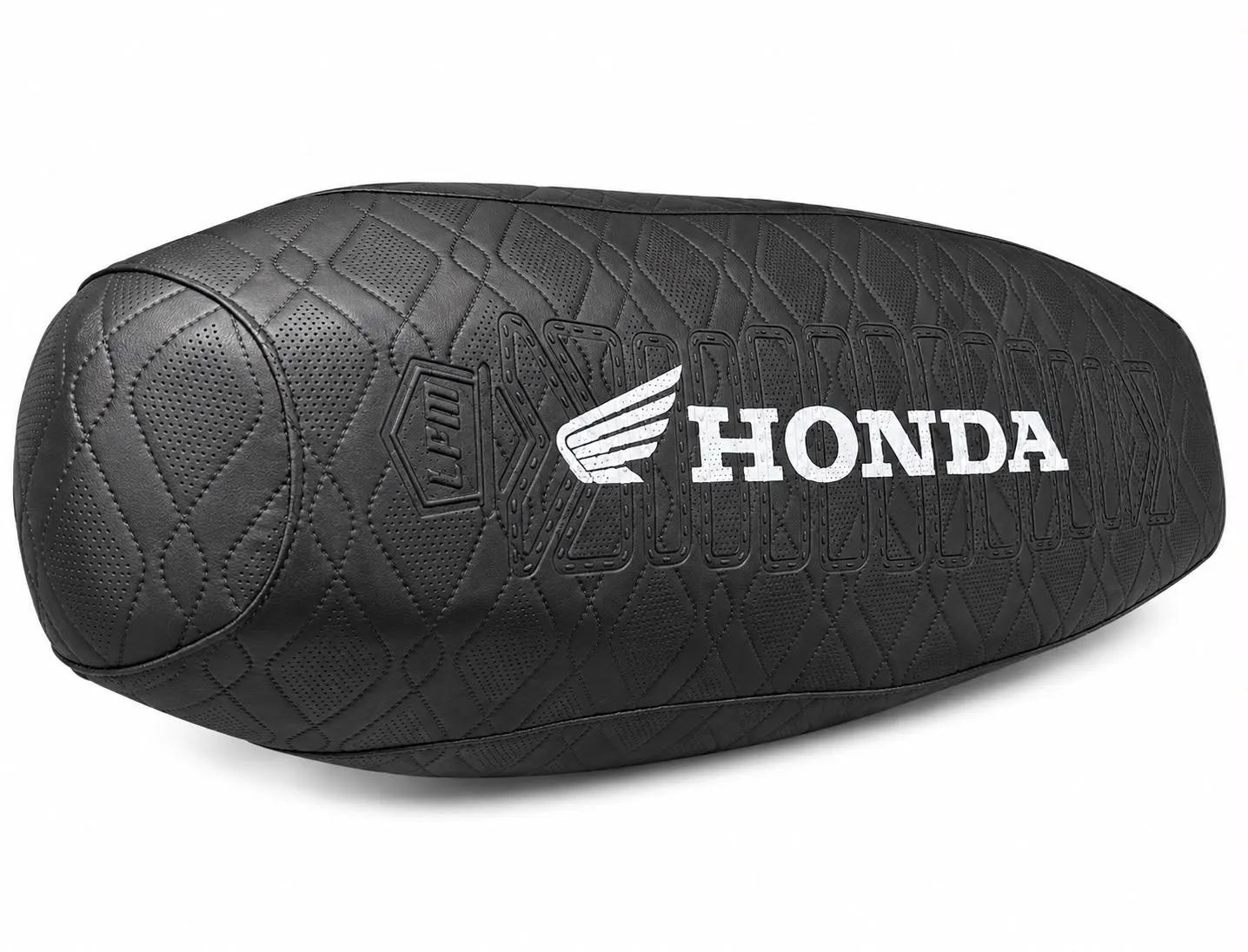 FUNDA ASIENTO LFM CURVE BIZ 125 NEGRA LOGO HONDA