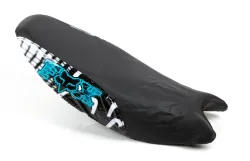 FUNDA ASIENTO LFM TORNADO CENTAURO NEGRA LOGO HONDA