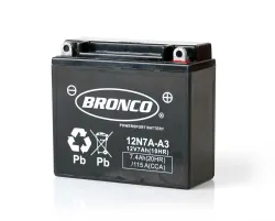 BATERIA BRONCO 12N7A-3A AGM C/GEL