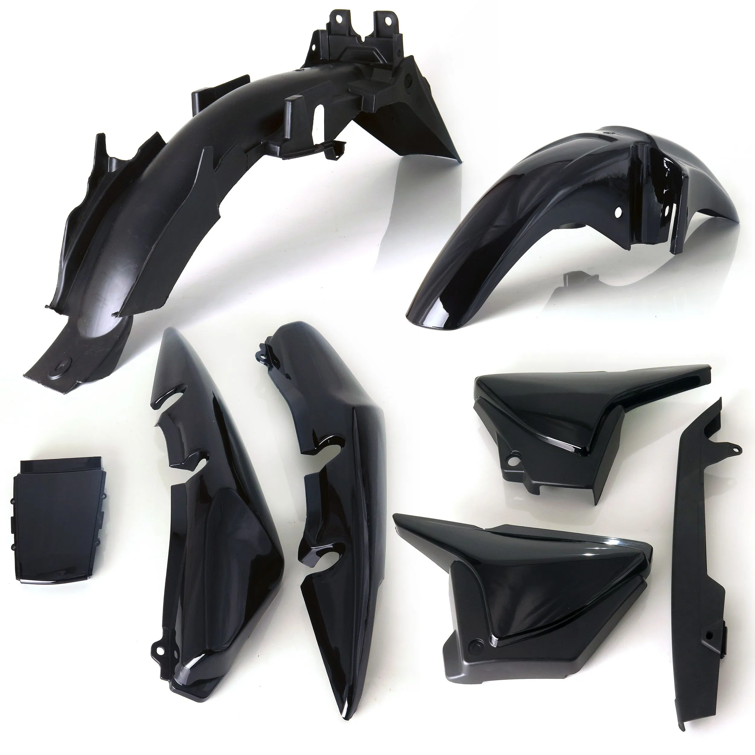 KIT PLASTICOS VINI HONDA TITAN 150 OLD (NEGRO)