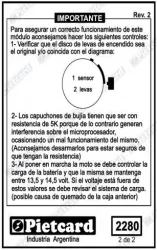 CDI PIETCARD 2280 NXR 125 KS BROSS