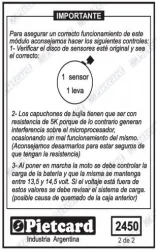 CDI PIETCARD 2450 DIGITAL A BATERIA BRAVA 250 DAYSTAR