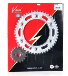 KIT TRANSMISION VINI XR150 (49-17) S/CADENA