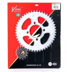 KIT TRANSMISION VINI XTZ 125 (48-14) S/CADENA
