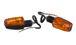 JGOS. FAROS GIRO HADA YBR 125 ED NARANJA 2PZAS