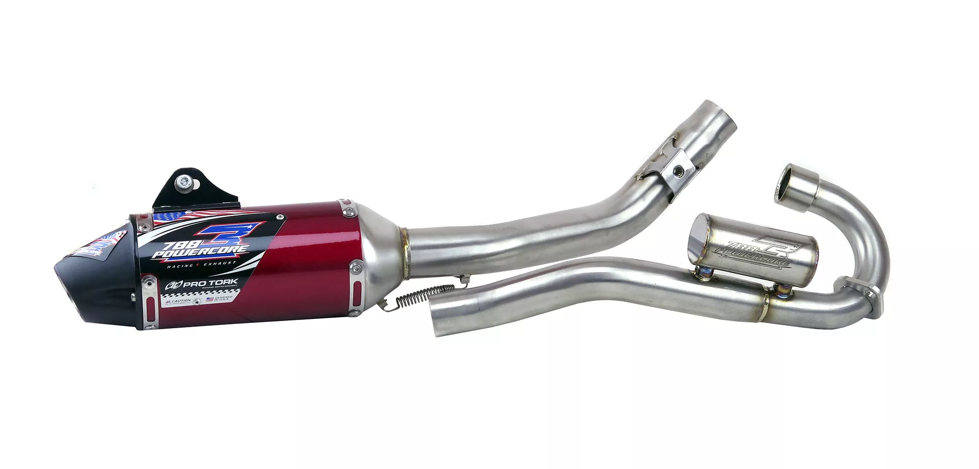 ESCAPE PRO TORK POWERCORE 3 C/CURVA CRF 230 ROJO (24029IC05001062M)