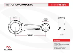 BIELA VINI AX 100 COMPLETA