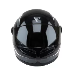 CASCO VÉRTIGO V32 INFLUENCE BLANCO-NEGRO BRILLANTE XL