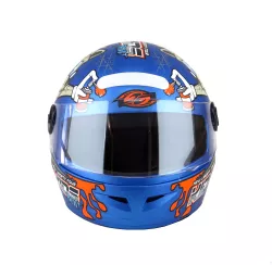 CASCO LIBERTY FOUR KIDS PAINT AZUL MATE T. 54