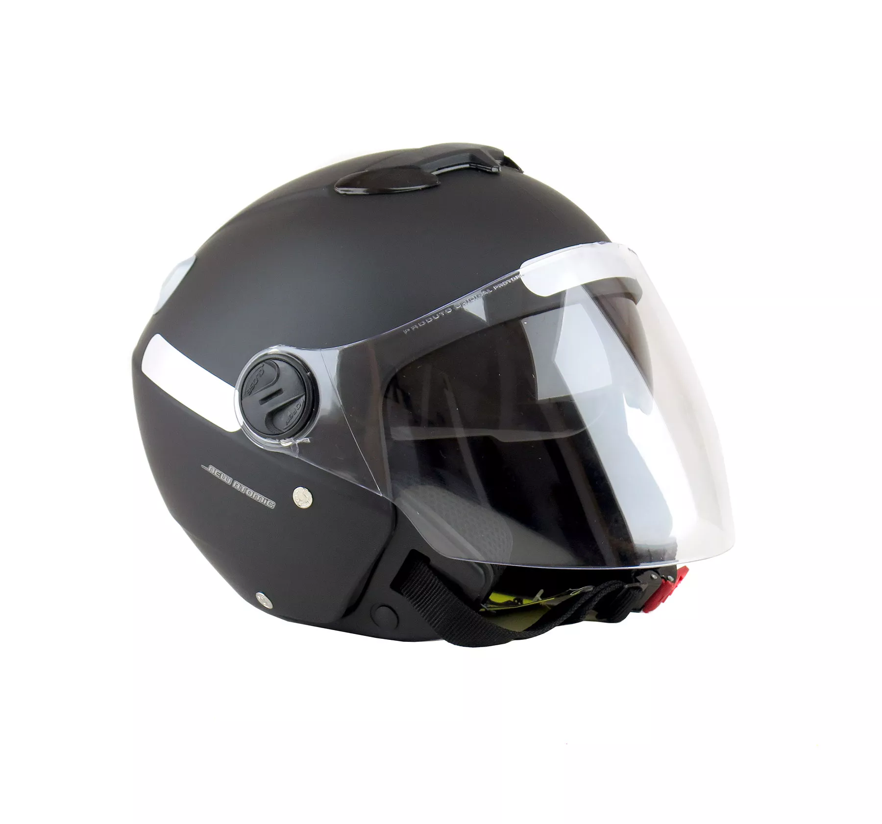CASCO NEW ATOMIC SOLID-NEGRO MATE T. 60