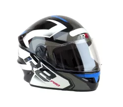 CASCO R8 PRO NEGRO/AZUL BRILLANTE T. 60