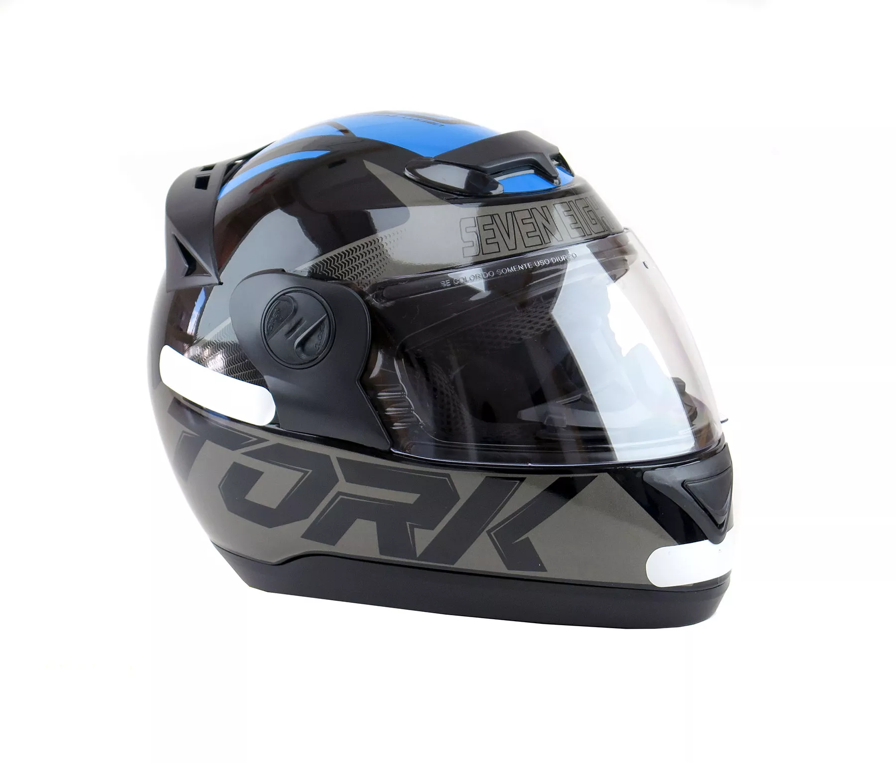 CASCO LIBERTY EVOLUTION G7 NEGRO/AZUL BRILLANTE T.58