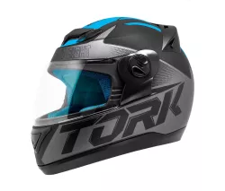 CASCO LIBERTY EVOLUTION G7 NEGRO/AZUL BRILLANTE T.58