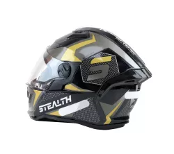 CASCO STEALTH CONCEPT GRIS/DORADO BRILLANTE T.60