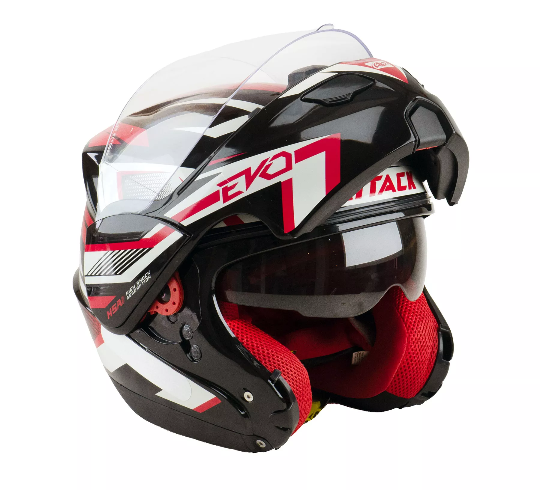 CASCO PRO TORK ATTACK EVO NEGRO/ROJO T.62 25029IC05001610N