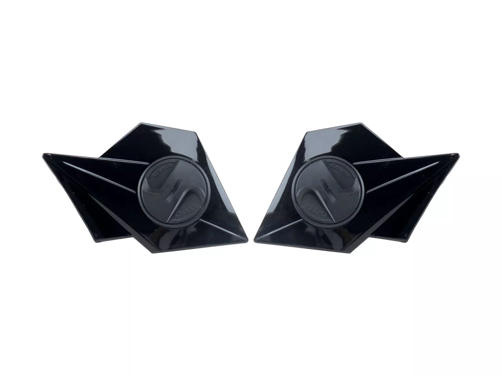ACCESORIOS DEL VISOR (SET LATERAL) CASCO STEALTH NEGRO