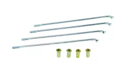 RAYOS C/NIPLES CKM 1.65 X 4 JGO. DE 36 UNI