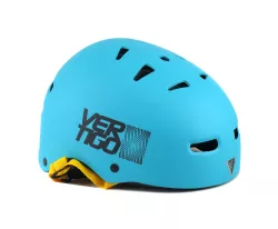 CASCO VÉRTIGO VX SUMMER TURQUESA CINTA AMARILLO XL