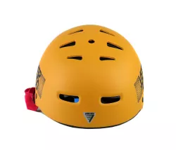 CASCO VÉRTIGO VX SUMMER NARANJA CINTA ROJO XL