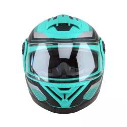 CASCO PRO TORK EVOLUTION G8 EVO VERDE/TURQUEZA/ROSA T.60
