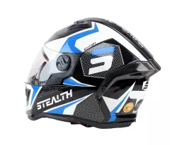 CASCO PRO TORK STEALTH CONCEPT BLANCO/AZUL T.58