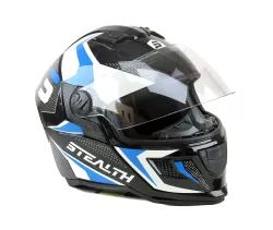 CASCO PRO TORK STEALTH CONCEPT BLANCO/AZUL T.60