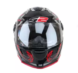 CASCO PRO TORK STEALTH DRAGON NEGRO BRILLANTE T.56