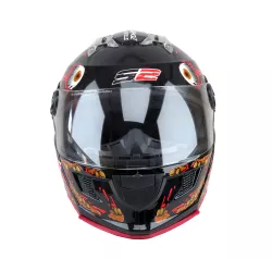 CASCO PRO TORK STEALTH ZOMBIE NEGRO BRILLANTE T.60