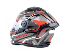 CASCO PRO TORK STEALTH HAWK NEGRO/NARANJA T.62