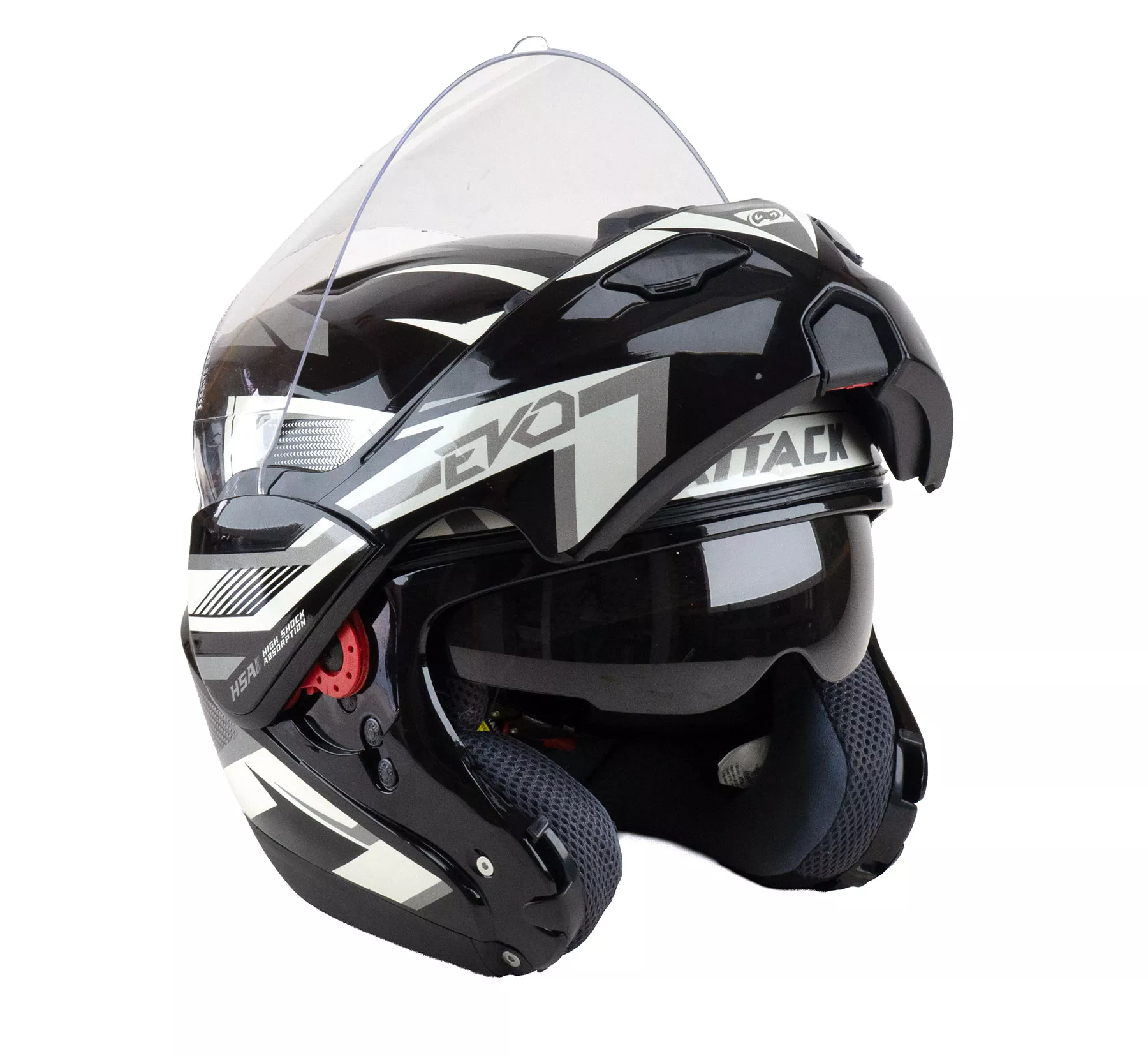 CASCO PRO TORK ATTACK EVO NEGRO/GRIS T.56 25029IC05002577D