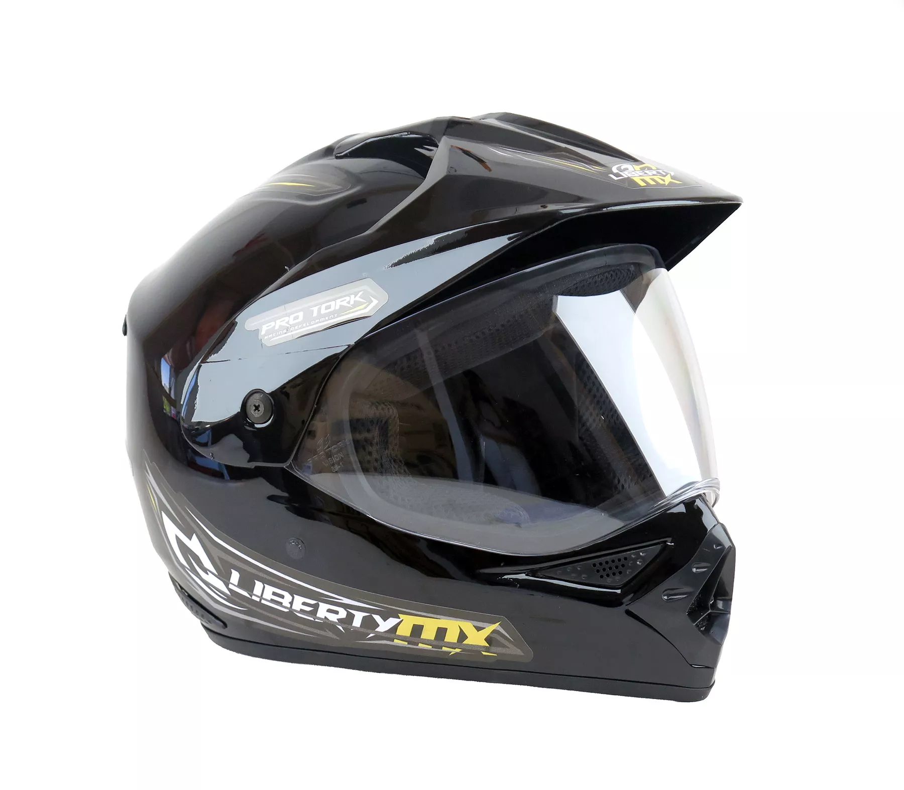 CASCO PRO TORK LIBERTY MX PRO VISION NEGRO T.58