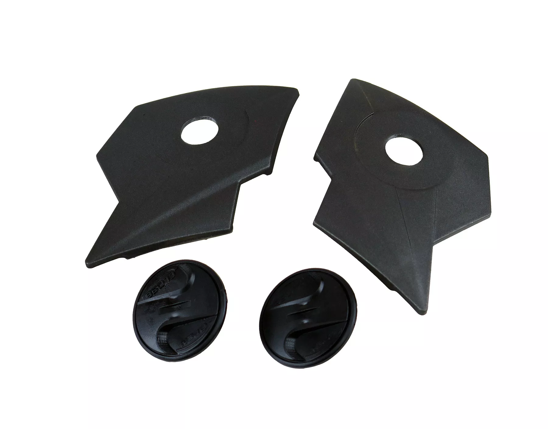 ACCESORIOS DEL VISOR (SET LATERAL) STEALTH NEGRO MATE