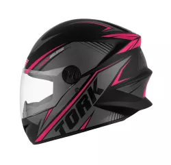 CASCO PRO TORK R8 GRIS/ROSA MATE T. 58