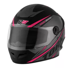 CASCO PRO TORK R8 GRIS/ROSA MATE T. 58