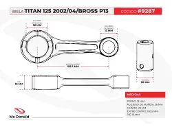 BIELA HAFEEN TITAN 125 2002/04/BROSS P13